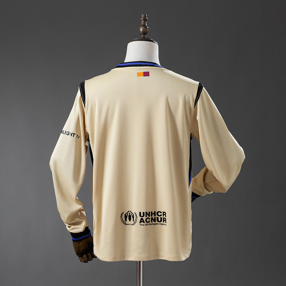 FC Barcelona Away Replica Kit 2025/26 Long Sleeve