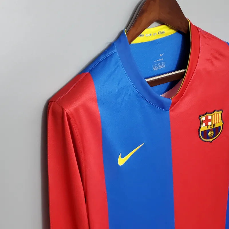 FC Barcelona Retro Home Kit 2006/07 Long Sleeve