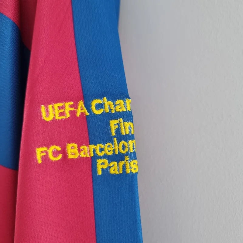 FC Barcelona Retro Home Kit 2005/06 Long Sleeve