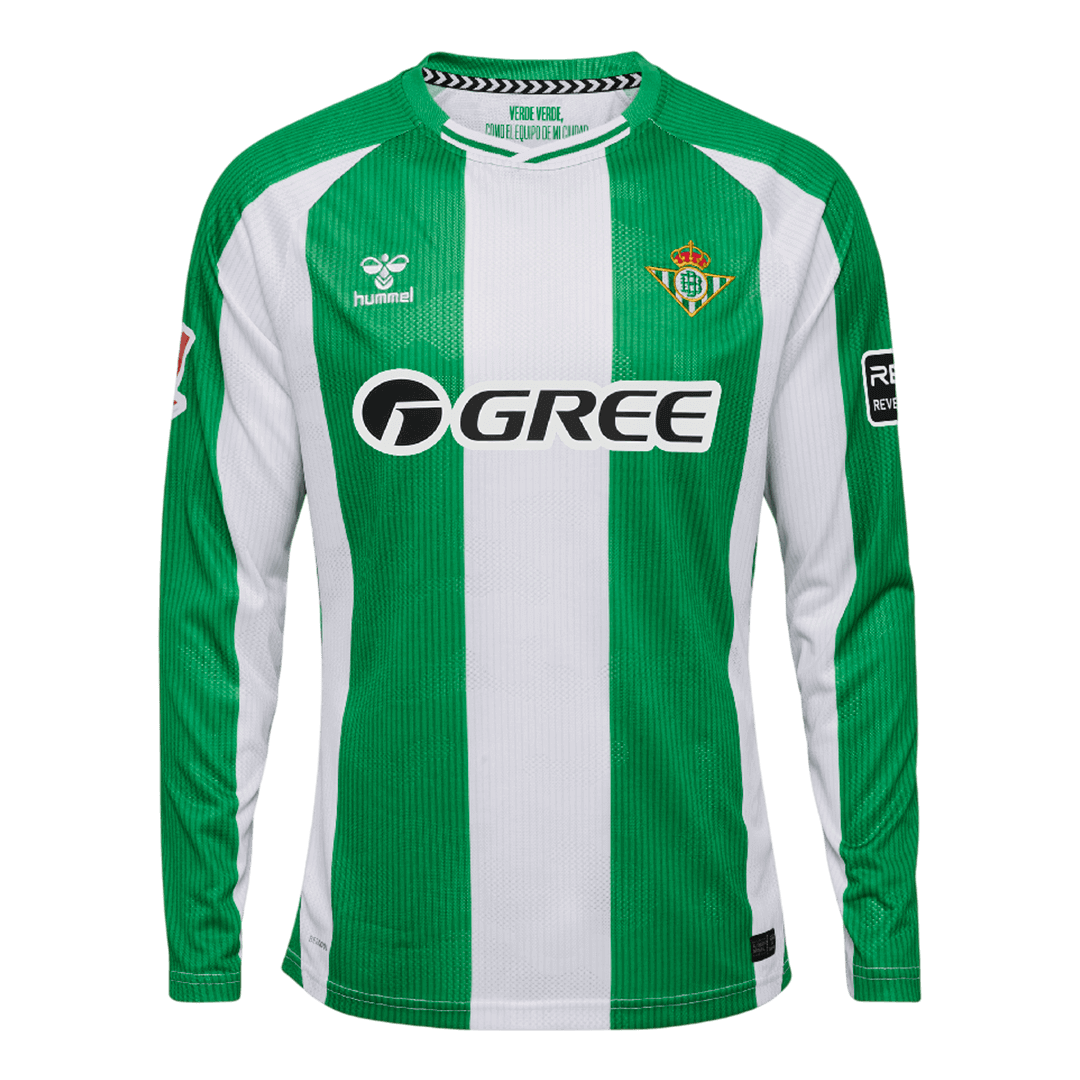 Real Betis Home Replica Kit 2025/26 Long Sleeve
