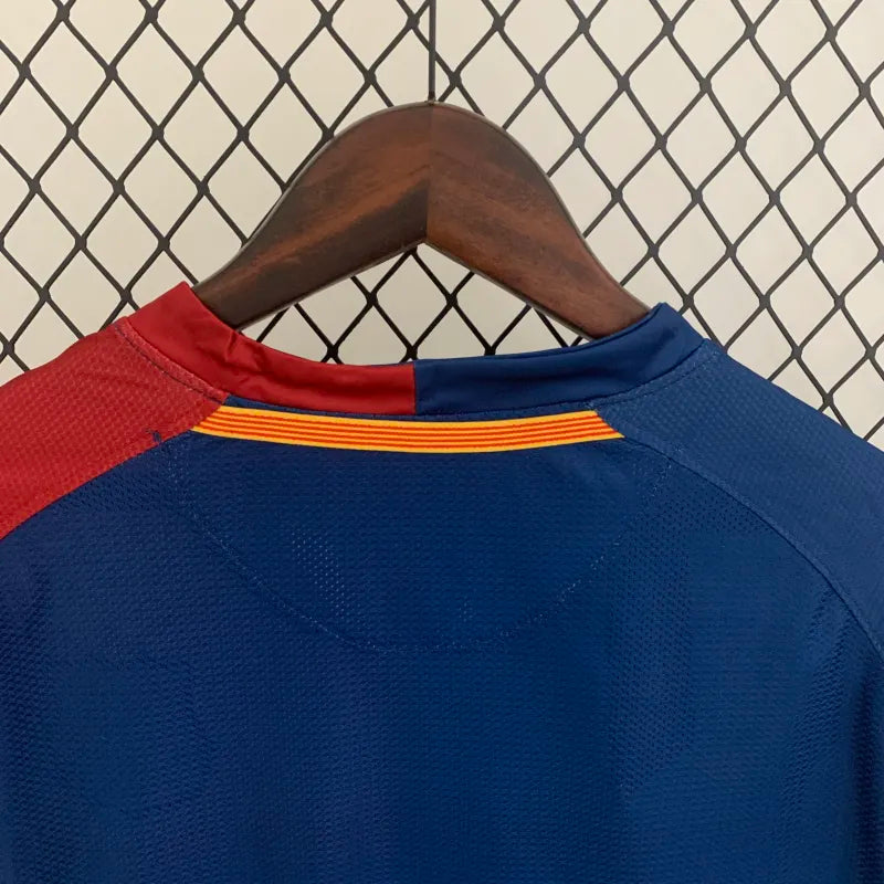 FC Barcelona Retro Home Kit 2008/09 Long Sleeve