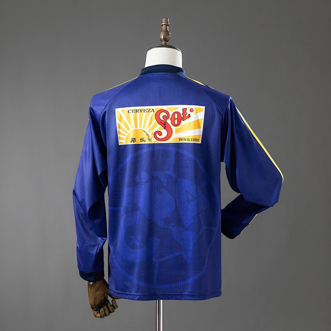 Club América 1997/98 Away Long Sleeve Retro Kit back view
