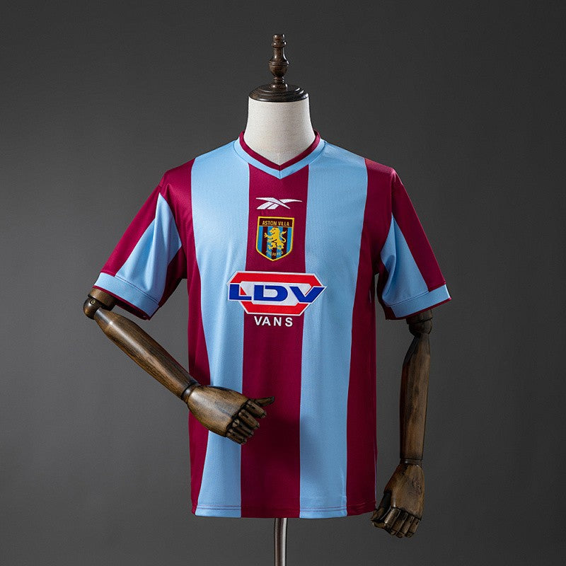 Aston Villa 1999/00 Home Retro Kit front view