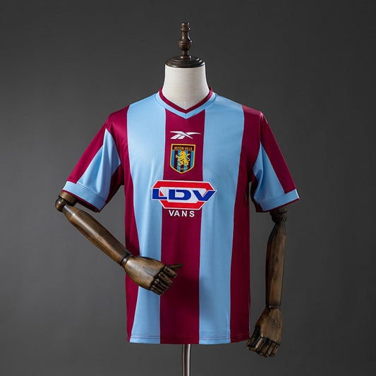 Aston Villa 1999/00 Home Retro Kit front view