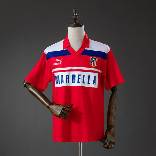 Atlético de Madrid 1990/93 Away Retro Kit front view