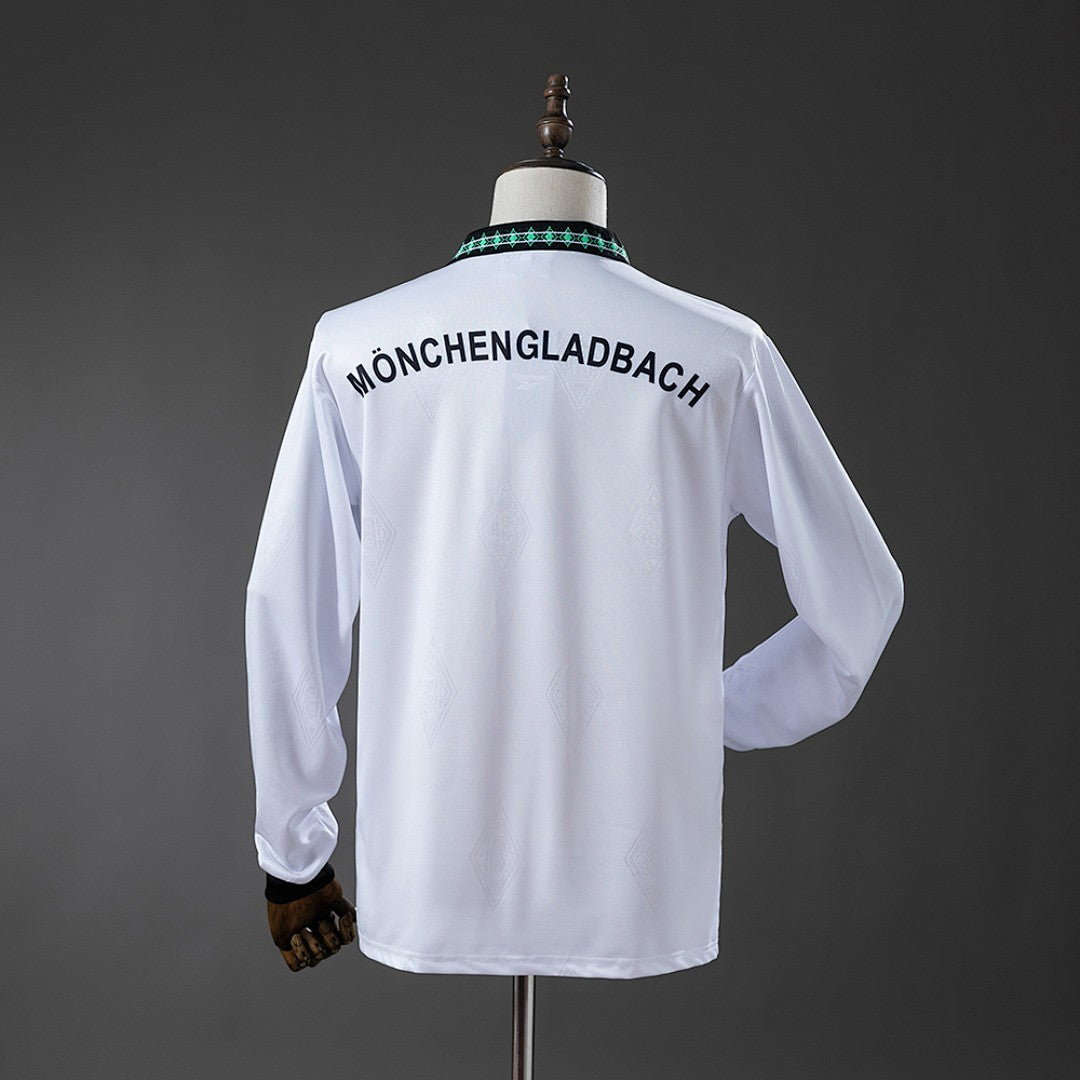 Borussia Mönchengladbach 1995/96 Home Long Sleeve Retro Kit back view