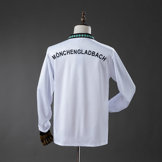 Borussia Mönchengladbach 1995/96 Home Long Sleeve Retro Kit back view