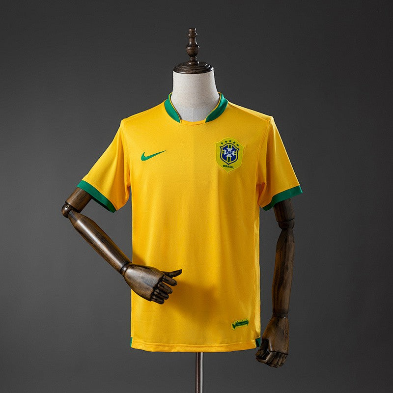Brazil 2018 Home Retro Kit front view