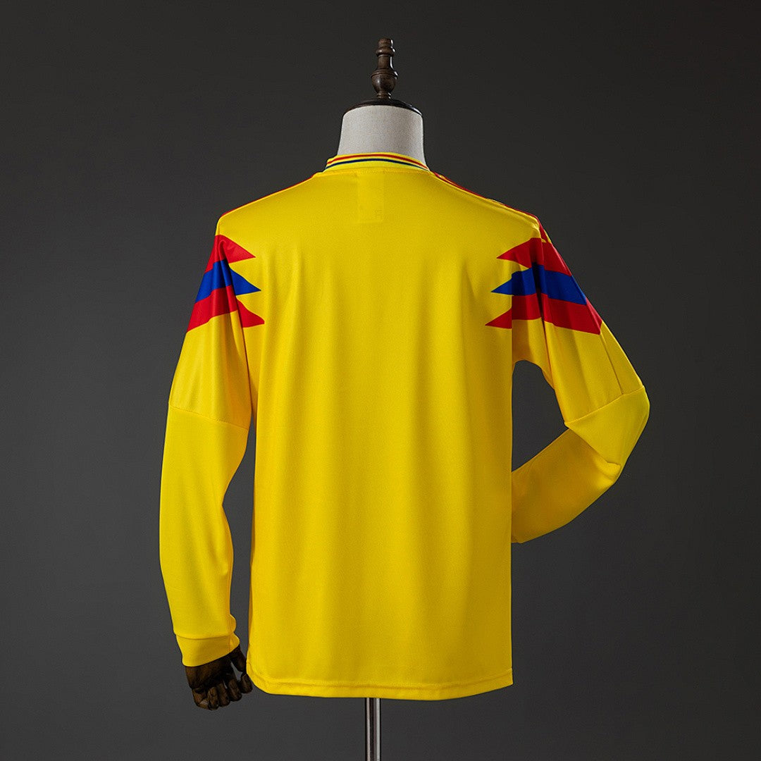 Colombia 1990 Originals Retro Home Long Sleeve Kit back view