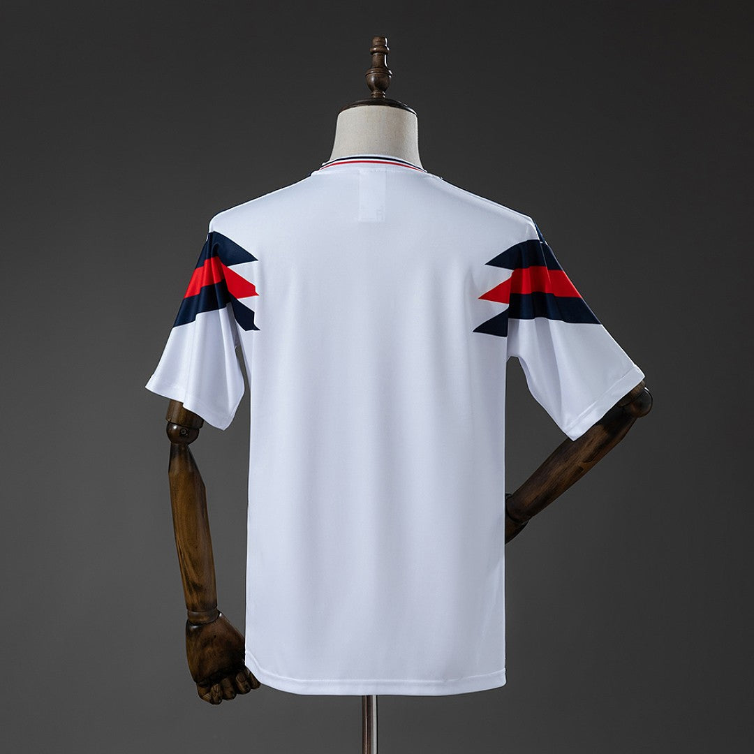 England 1990 Home Retro Kit back view