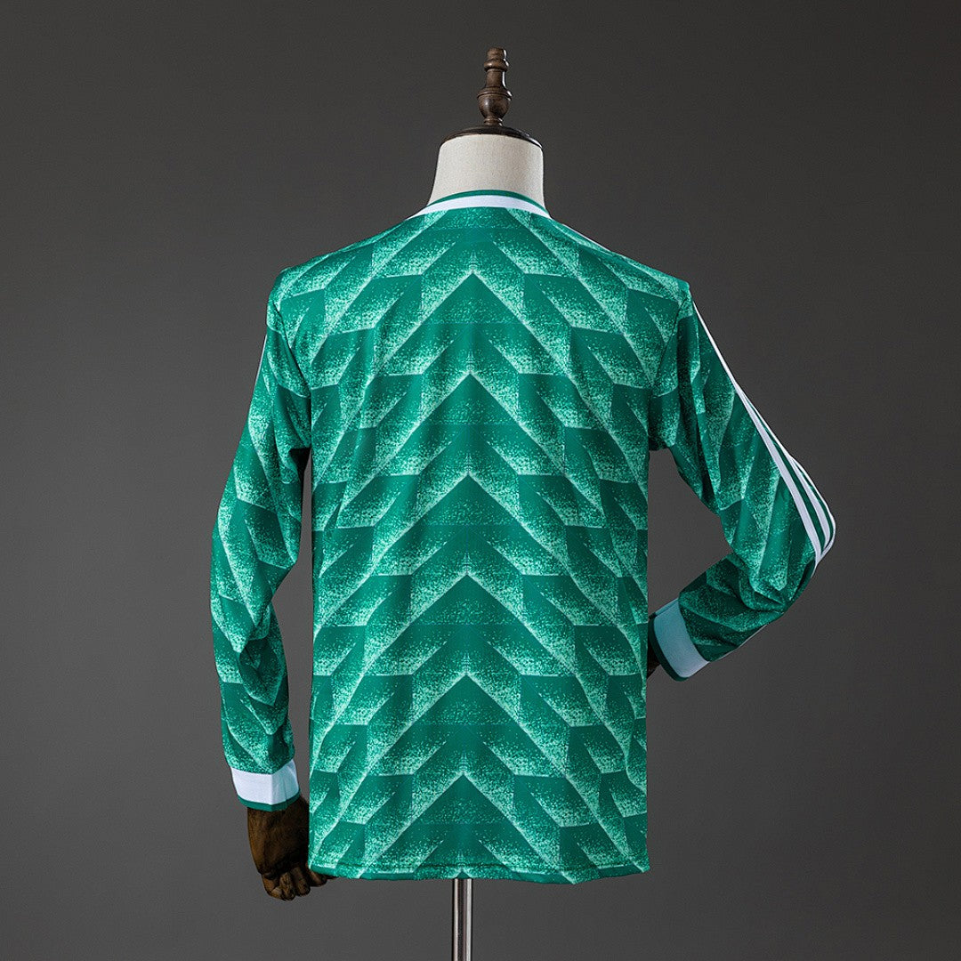 Germany 1990/91 Away Long Sleeve Retro Kit back view