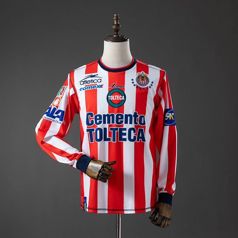 Guadalajara 2002/03 Home Long Sleeve Retro Kit front view