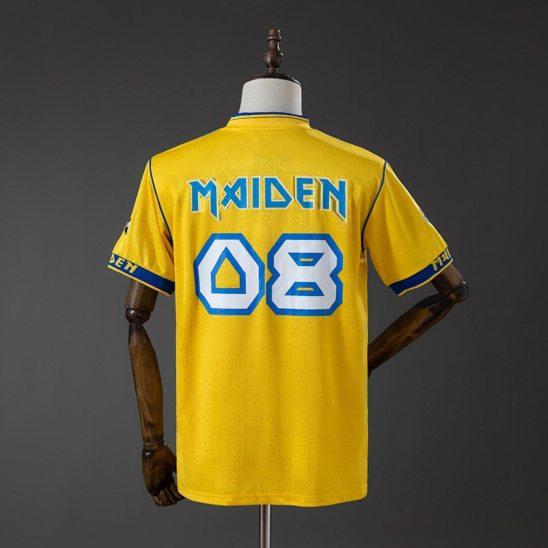 Iron Maiden x West Ham United 2008 Retro Kit back view