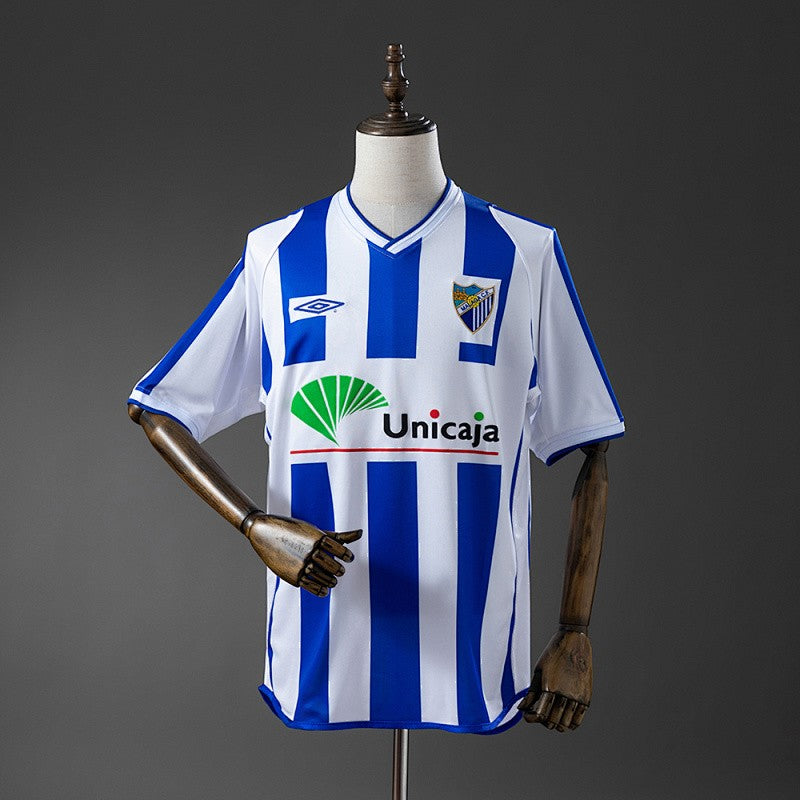 Málaga CF 2001/02 Home Retro Kit front view
