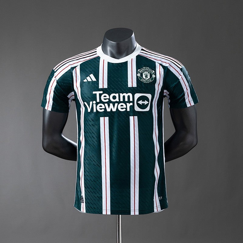 Manchester United 2023/24 Away Player Retro Kit front view