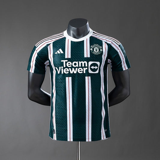 Manchester United 2023/24 Away Player Retro Kit front view