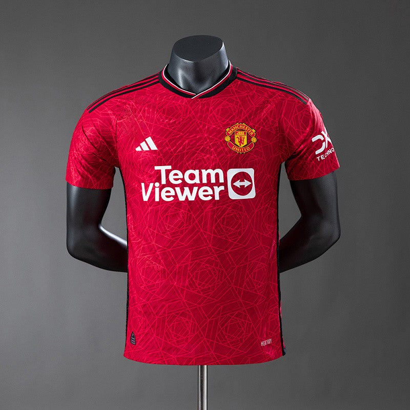 Manchester United 2023/24 Home Player Retro Kit front view