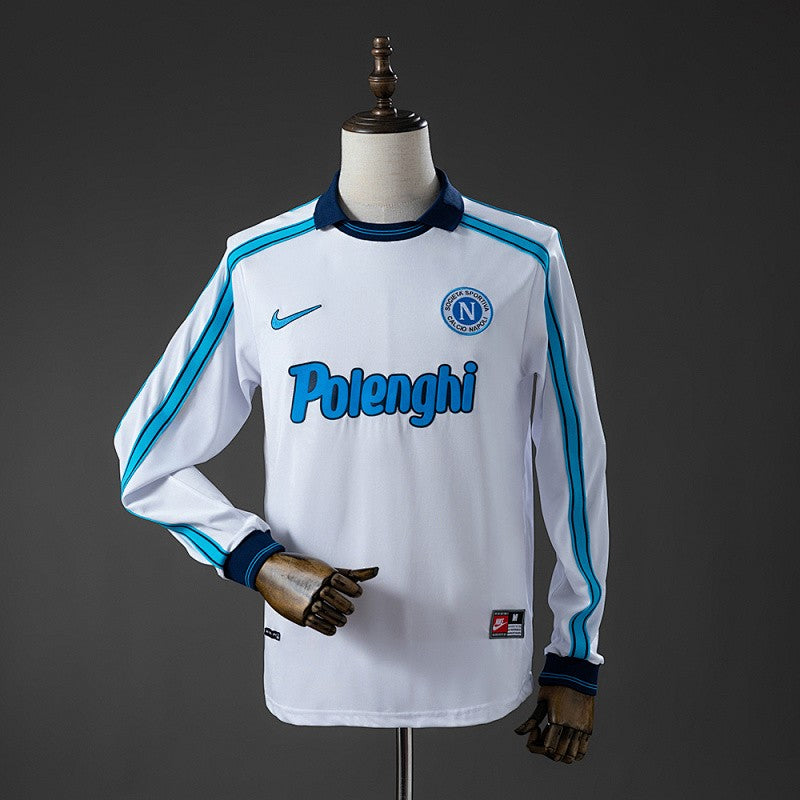 Napoli 1998/99 Away Long Sleeve Retro Kit front view