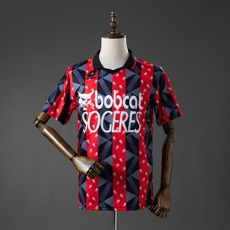 OGC Nice 1993/94 Home Retro Kit front view