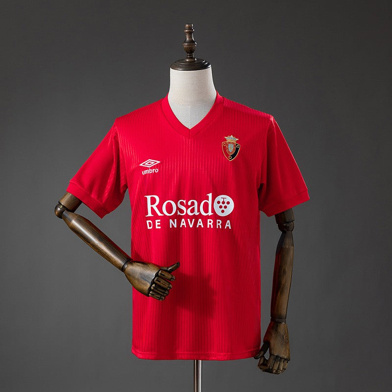 CA Osasuna 1987/88 Home Retro Kit front view
