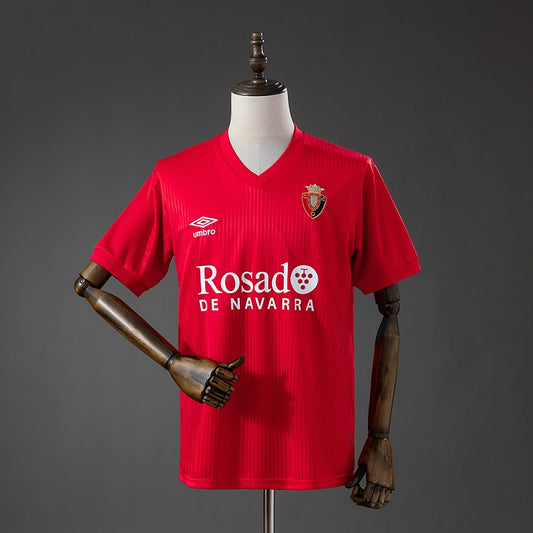 CA Osasuna 1987/88 Home Retro Kit front view