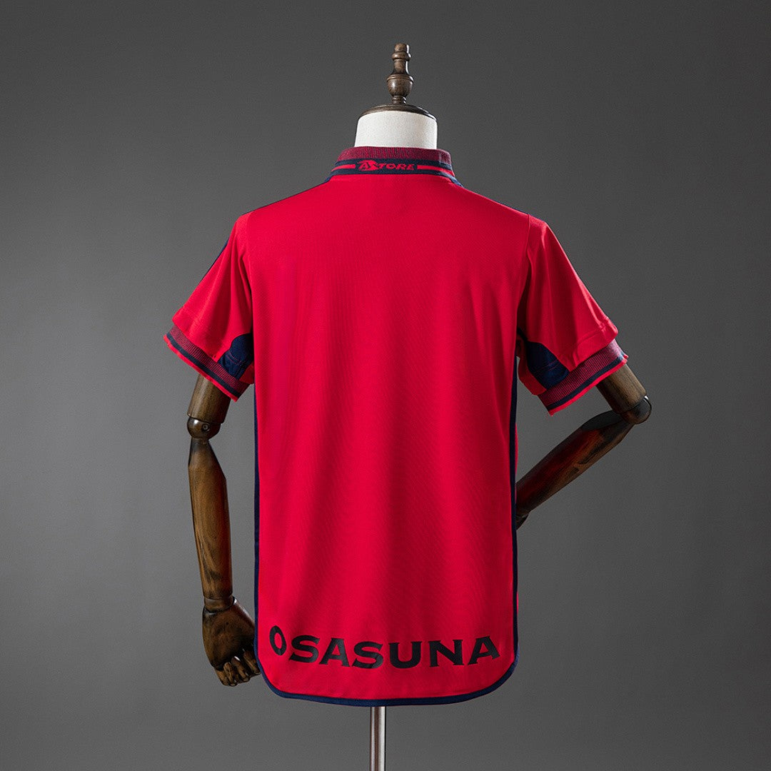 CA Osasuna 2000/02 Home Retro Kit back view