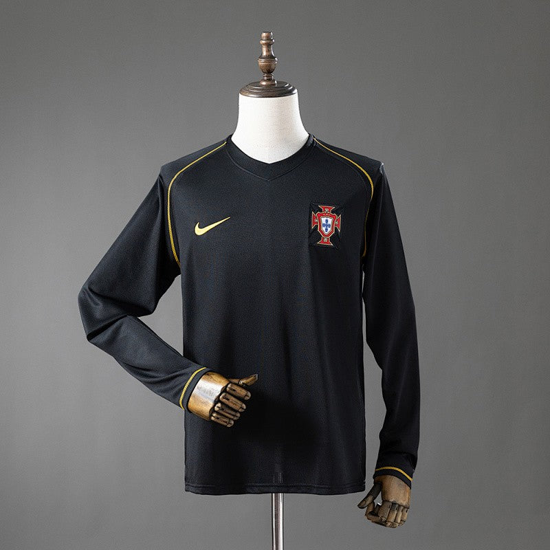 Portugal 2006 Away Long Sleeve Retro Kit front view