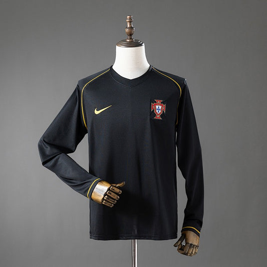 Portugal 2006 Away Long Sleeve Retro Kit front view