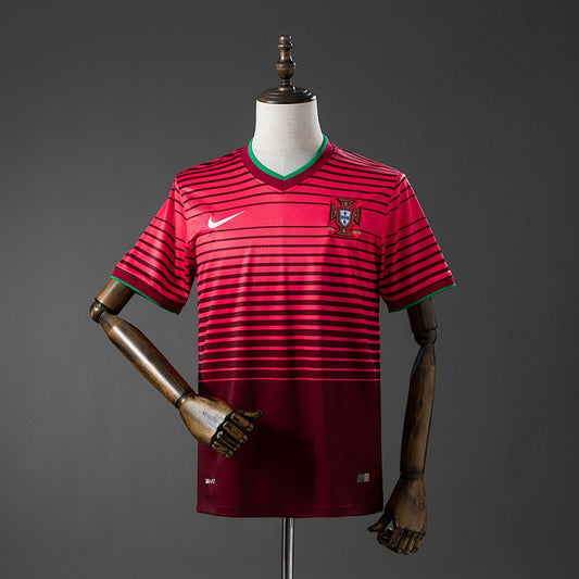 Portugal 2014 Retro Home Kit front view