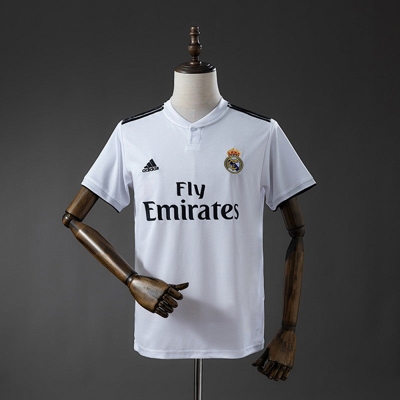 Real Madrid 2018/19 Home Retro Kit front view
