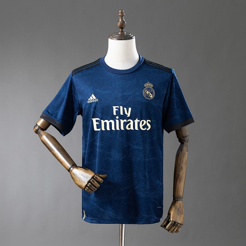 Real Madrid 2019/20 Away Retro Kit front view