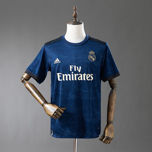 Real Madrid 2019/20 Away Retro Kit front view