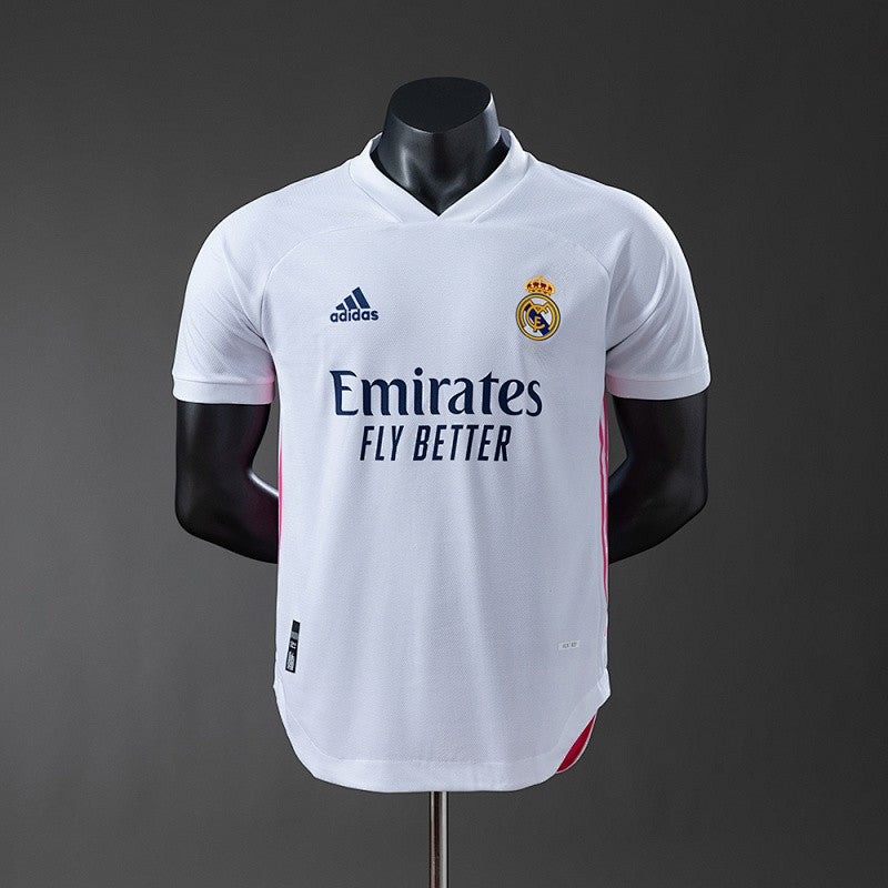 Real Madrid 2020/21 Home Player Retro Kit front view