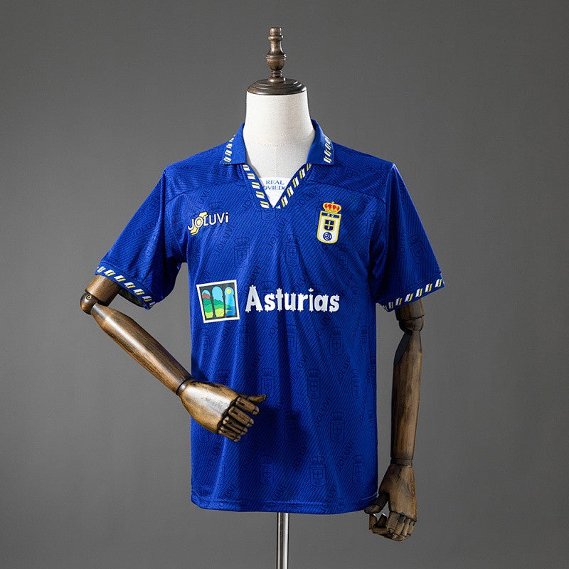 Real Oviedo 1995/96 Home Retro Kit front view