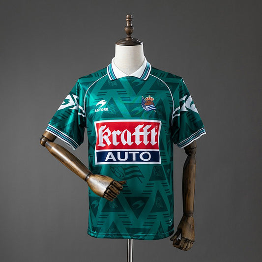 Real Sociedad 1995/96 Away Retro Kit front view