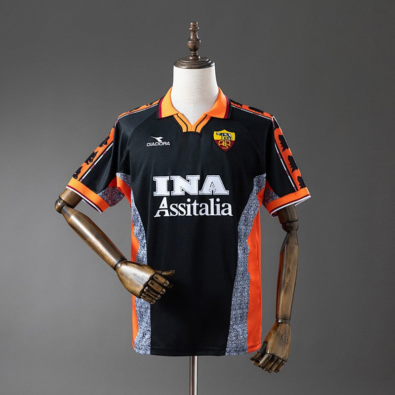 AS Roma 1998/99 Third Retro Kit front view