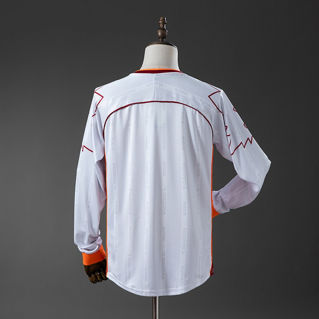 AS Roma 1999/00 Away Long Sleeve Retro Kit back view