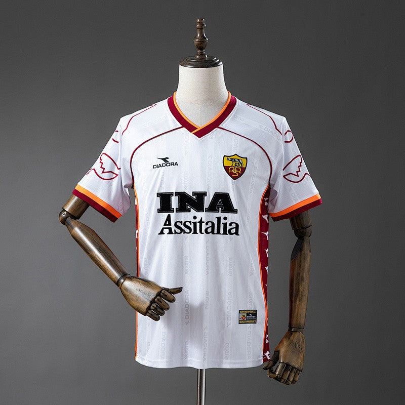 AS Roma 1999/00 Away Retro Kit front view