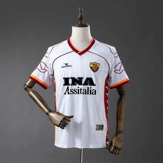 AS Roma 1999/00 Away Retro Kit front view