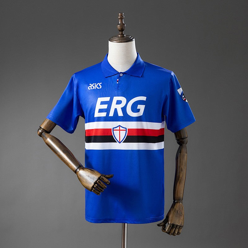 Sampdoria 1993/94 Home Retro Kit front view