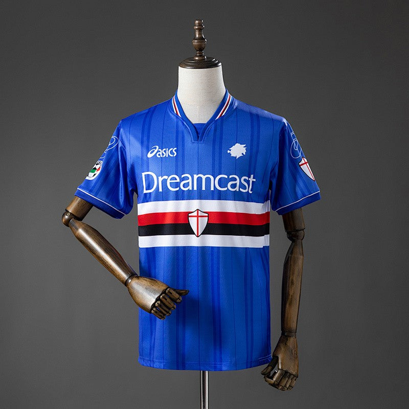Sampdoria 2000/01 Home Retro Kit front view