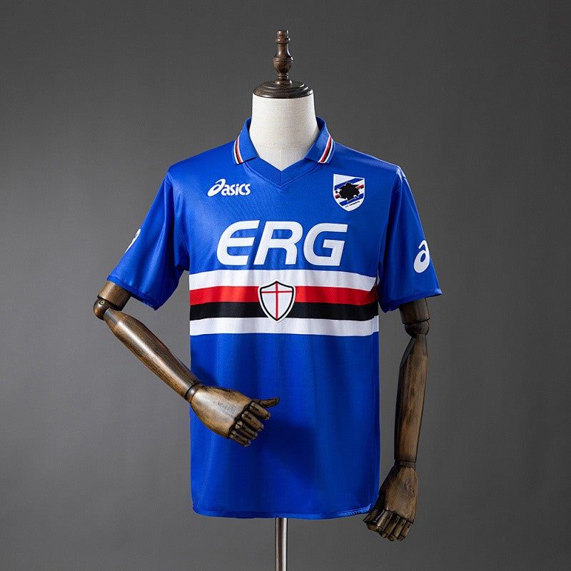 Sampdoria 2003/04 Home Retro Kit front view