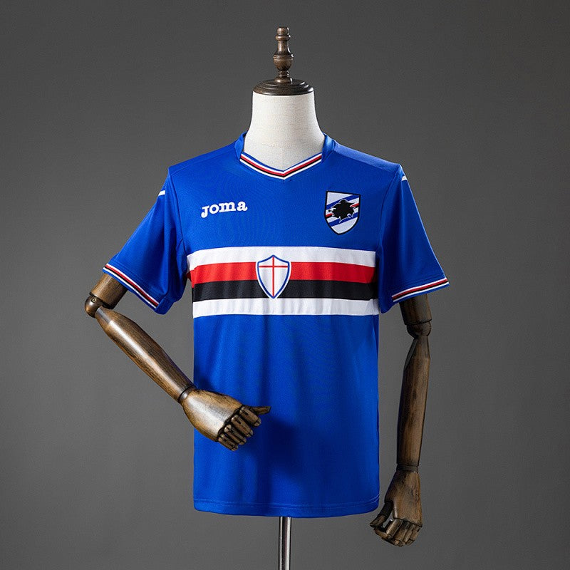 Sampdoria 2016/17 Home Retro Kit front view