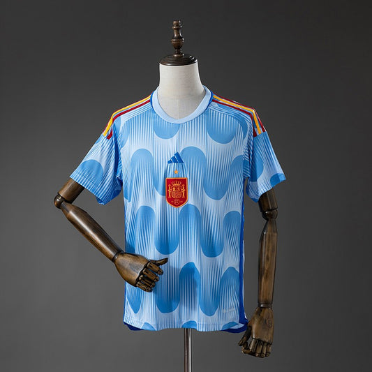 Spain 2022 Away Retro Kit front view