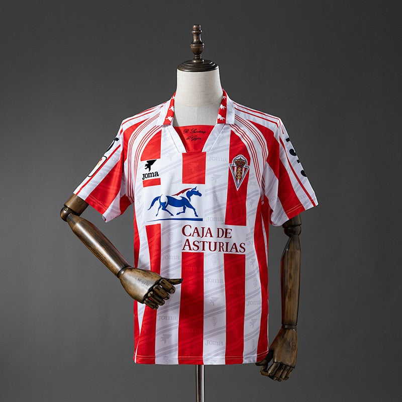 Sporting de Gijón 1995/96 Home Retro Kit front view