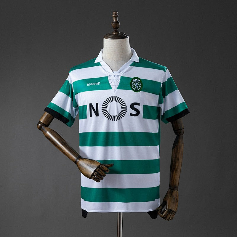 Sporting CP 2018/19 Home Retro Kit front view