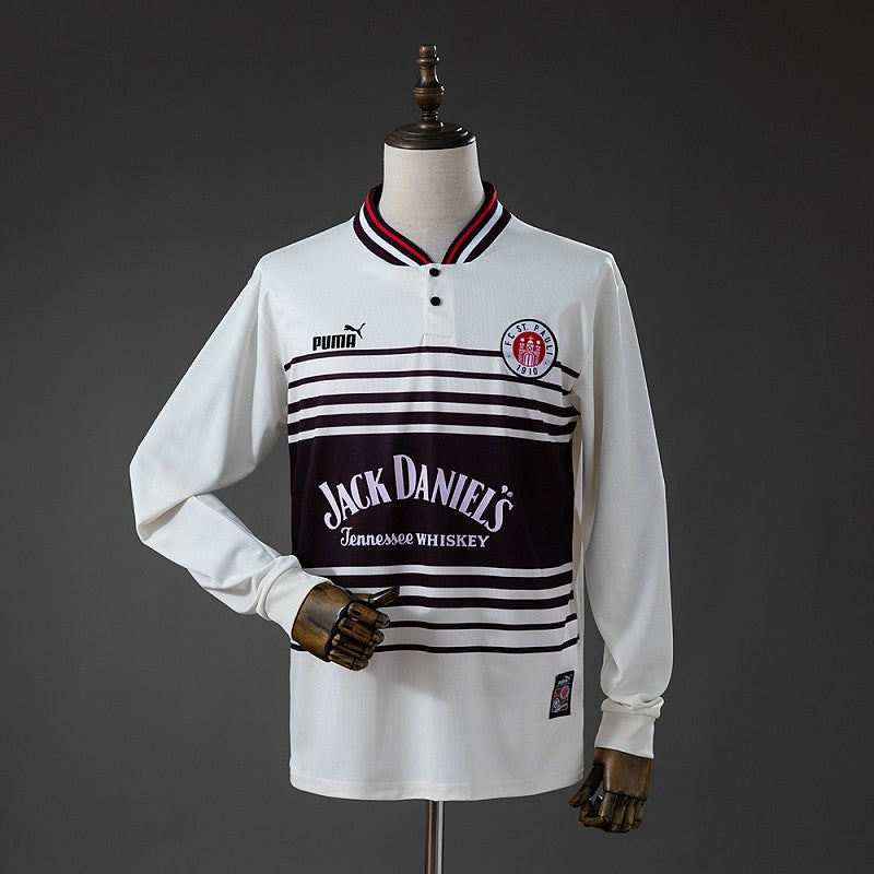 FC St. Pauli 1997/98 Home Long Sleeve Retro Kit front view