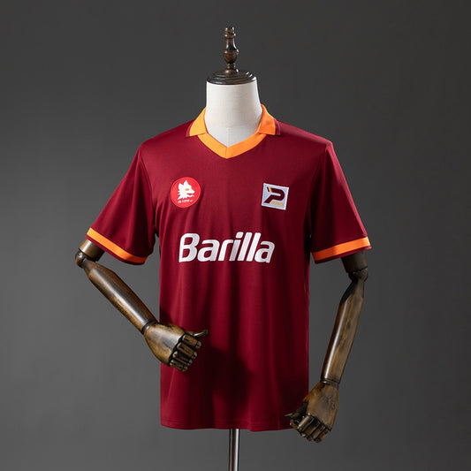 AS Roma 1982/83 Home Retro Kit front view