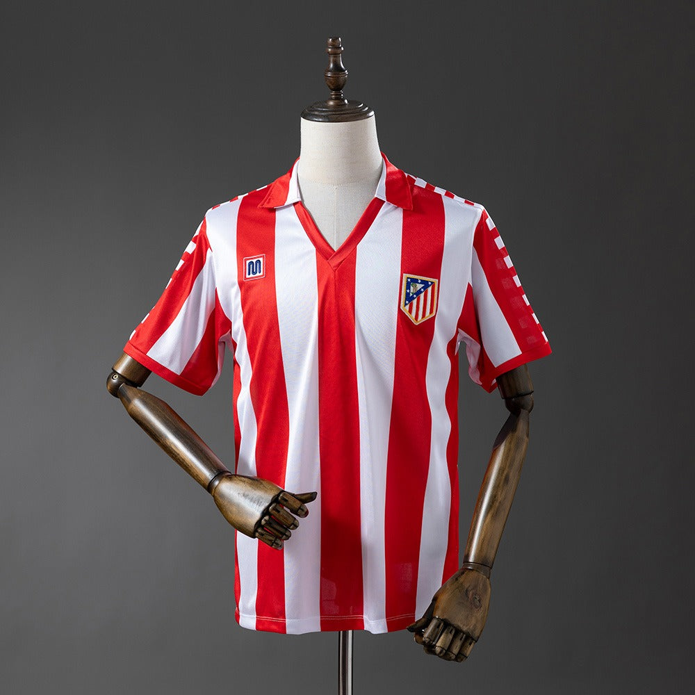 Atlético de Madrid 1982/83 Home Retro Kit front view