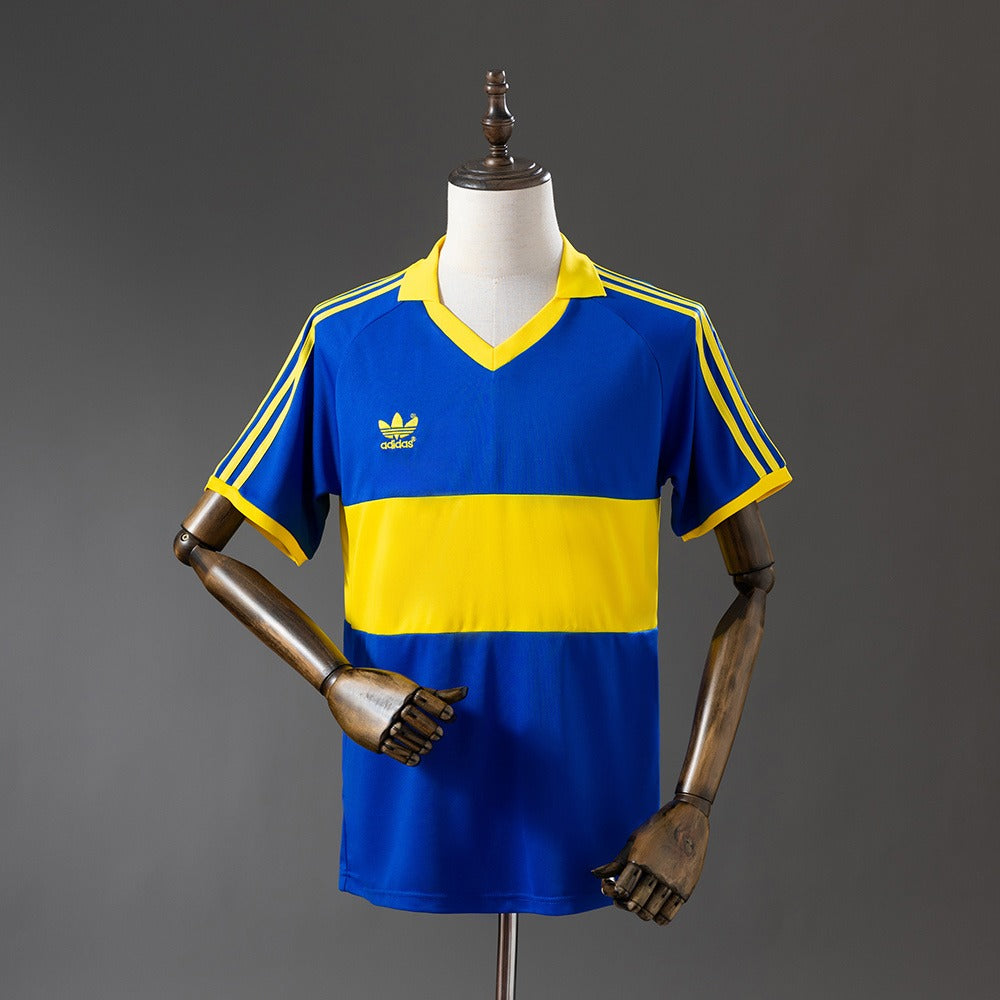 Boca Juniors 1985/86 Home Retro Kit front view